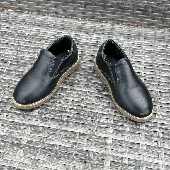 Cat & Jack Toddlers Neal Loafers slip on Shoes Size‎ 8 Black - Picture 6 of 9